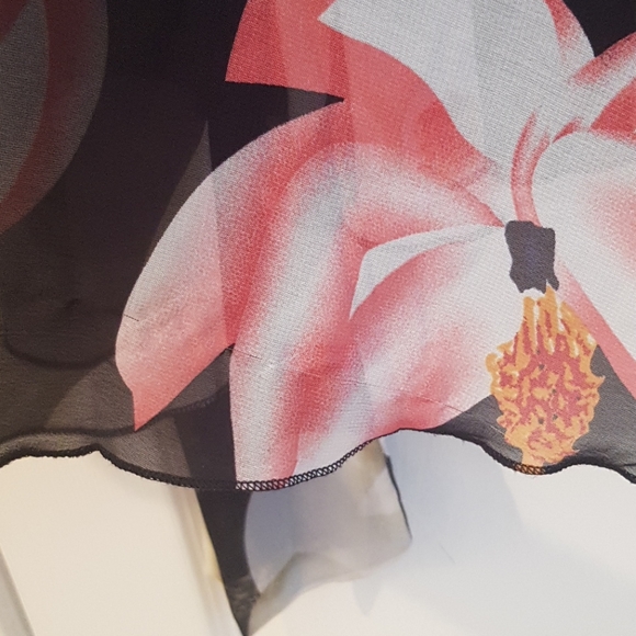 Black Floral Maxi Dress - Picture 9 of 11